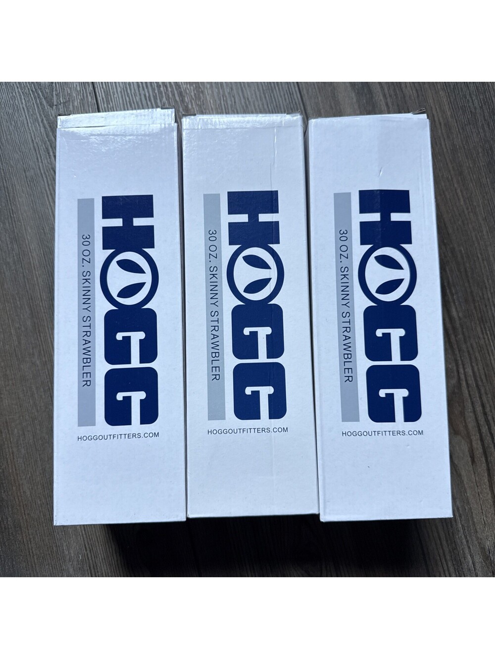 Hogg 30oz Skinny Strawbler Tumbler, Tumbler Drinkware Crafts - set of 3 NIB